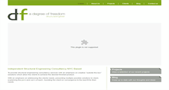 Desktop Screenshot of adegreeoffreedom.com